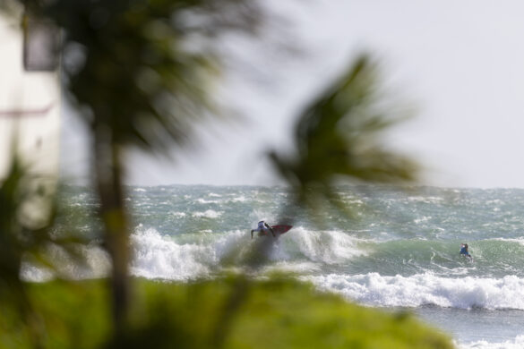 Navryn Malone on form at the King and Queen of the Point held at Manu Bay.