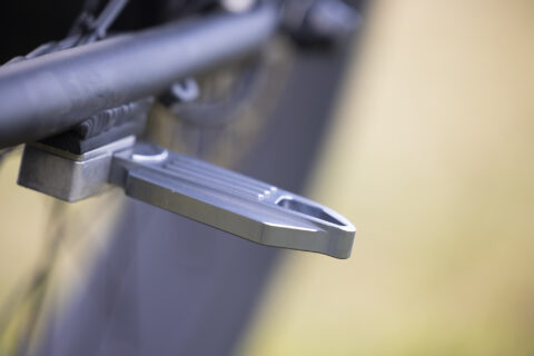 Switchblade pillion pegs.